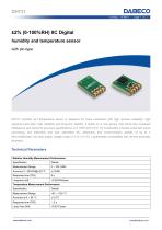 ±2% (0-100%RH) IIC Digital  humidity and temperature module DHT31 with pin-type