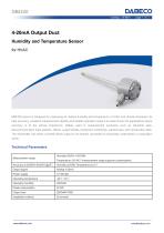 4-20mA Output Duct Humidity and Temperature Sensor DB4320 for HVAC