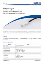 IIC Digital Signal  Humidity and Temperature Probe upto 120℃ Alkali Resistant For Concrete Curing