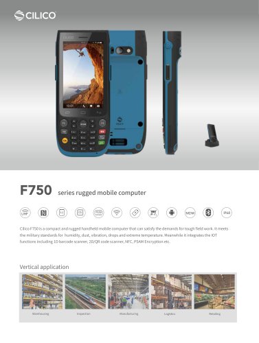 F750 series rugged mobile computer