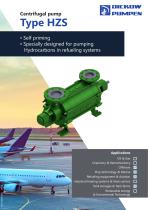Centrifugal pump Type HZS