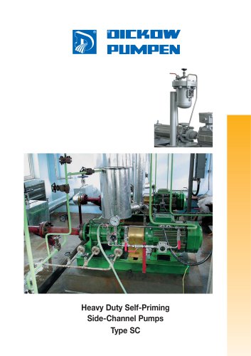 Heavy Duty Self-Priming Side-Channel Pumps Type SC