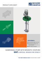 SUBMERSIBLE PUMP WITH MAGNETIC COUPLING  NMT+SPECIAL DESIGN FOR ZONE 0