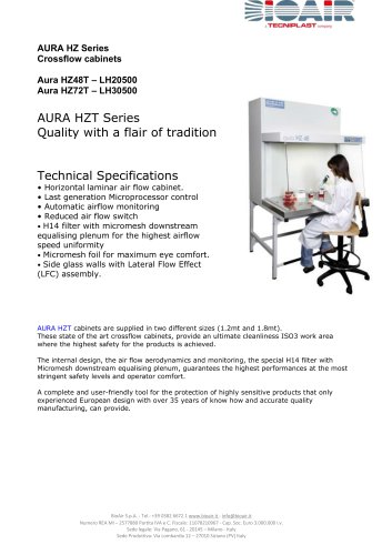 AURA HZ Series Crossflow cabinets