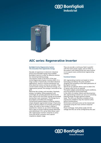 AEC series: Regenerative Inverter