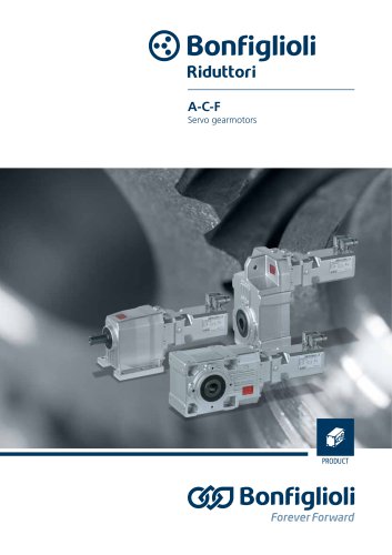 Helical gear units C series Helical bevel gear units A series Shaft mounted gear units F series