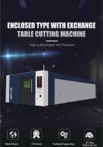 Enclosed fiber laser cutting machines 6000W-6015E