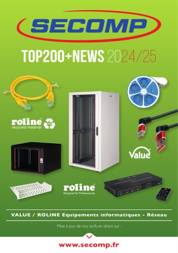 TOP200 + NEWS VALUE / ROLINE Equipements informatiques - Réseau  Édition 2024/25