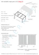 Bâtiments et hangars métalliques simple pente en kit gamme ALLIAGE - 4