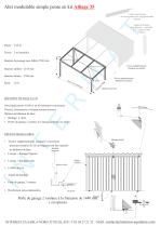 Bâtiments et hangars métalliques simple pente en kit gamme ALLIAGE - 8