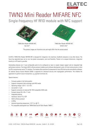 TWN3 Mini Reader MIFARE NFC