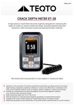 ET-28 - Crack depth meter