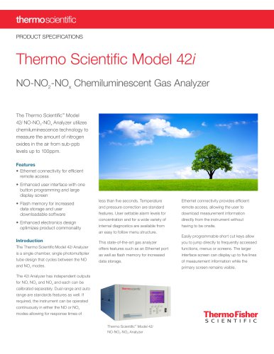 Thermo Scientific Model 42i