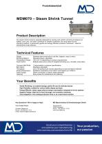 Datasheet - MDM070 Steam Shrink Tunnel