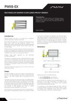 PWIIS-EX cut-off explosion-proof dampers
