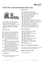 BL523 Automatic Hydraulic Piston Gauge