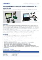 Équilibreur portable et analyseur de vibrations Balanset-1A — Full Kit et OEM-1