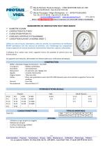 INSTRUMENTATION DE MESURE DE PRESSION - 6