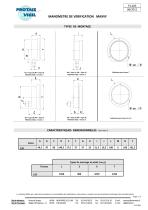 MANOMETRE DE VERIFICATION MAXVF - 2