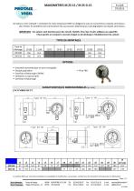 MANOMETRES M 25-15 / M 25 G-15 - 2