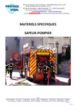 MATERIELS SPECIFIQUES SAPEUR-POMPIER - 1