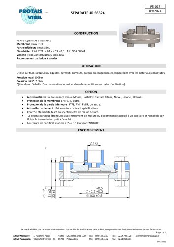 SEPARATEUR S632A