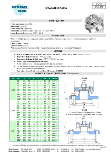 SEPARATEUR S633A