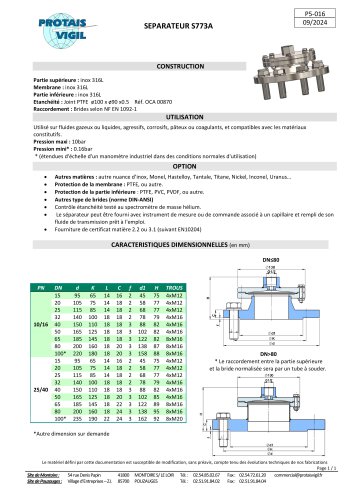 SEPARATEUR S773A