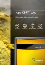 rapid CS cube - High precision carbon an sulfur analysis