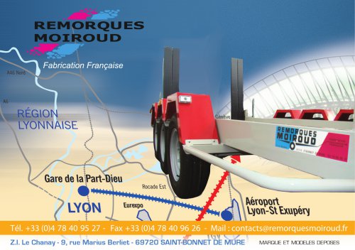 Catalogue et notice des remorques