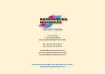 Catalogue et notice des remorques - 2