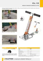 CL10 MANUAL MAGNETIC MANHOLE LIFTER - English