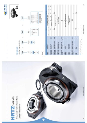 Electric rotary table HRTZ Series