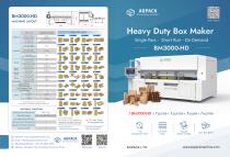 BM3000-HD Heavy Duty Box Maker Corrugated Box Making Machine