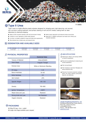 Plastic Blasting Media - Type II Urea