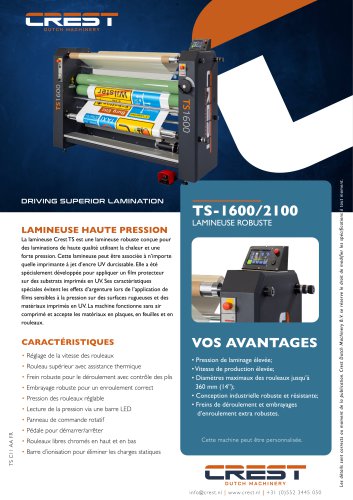 Crest Datasheet TS-1600