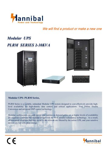 Modular UPS PLRM SERIES 2-30KVA