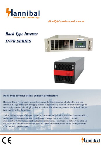 Rack Type Inverter INVR SERIES