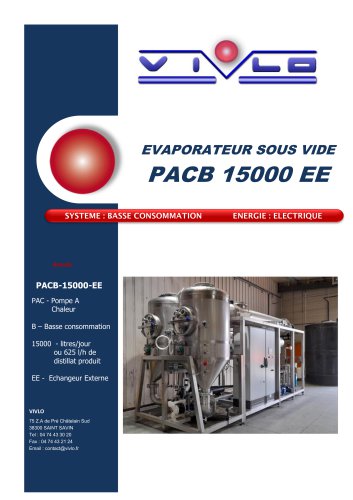 évaporateur Pompe à chaleur basse consommation