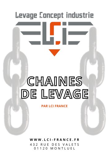 CHAINES DE LEVAGE