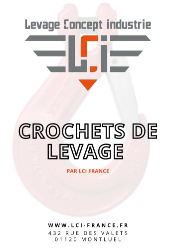 CROCHETS DE LEVAGE