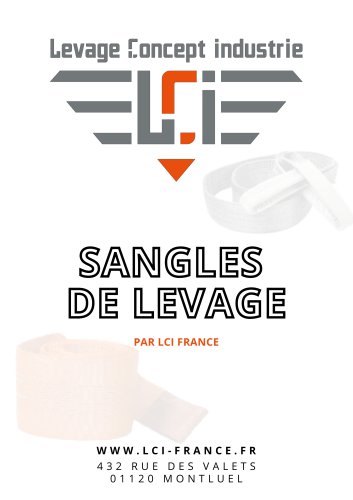 SANGLES DE LEVAGE