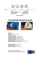 POLYURETHANE FDA BLEU OU BLANC - 1