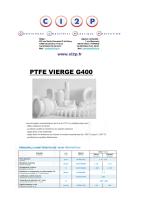 PTFE VIERGE G400