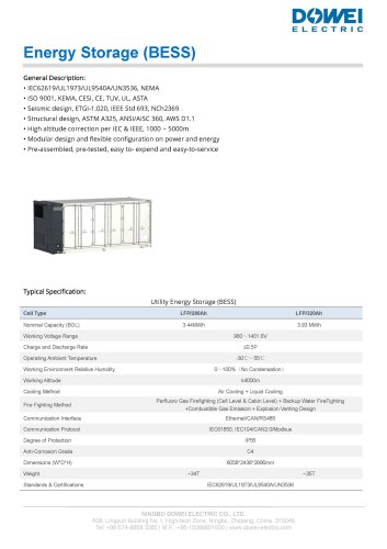 Energy Storage (BESS)