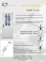 DECORS DE LA PORTE EN FONDERIE ALUMINIUM - 11