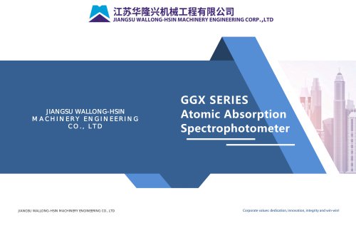 SINOTEST Atomic Absorption Spectrophotometer GGX SERIES