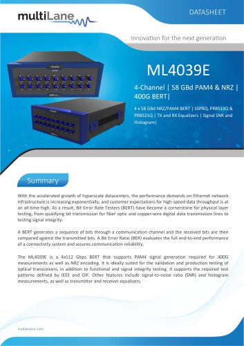 ML4039E
