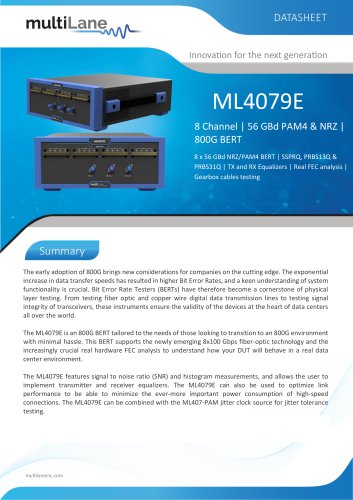 ML4079E