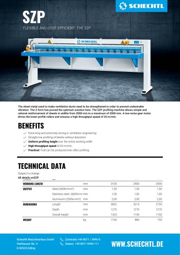 SZP profiling machine